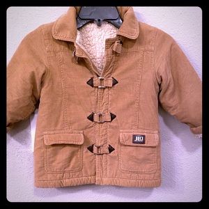 JLO  by Jennifer Lopez corded Sherpa lined coat